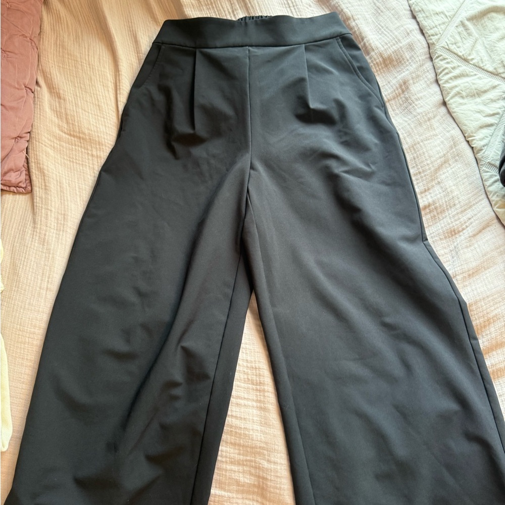 Forward Black Wide-Leg Pants